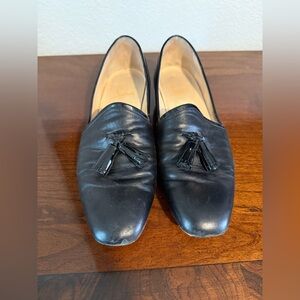 Christian Louboitin Black Flats Size 39